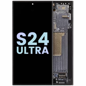 OLED Assembly With Frame For Samsung Galaxy S24 Ultra (Service Pack) (Titanium Black)
