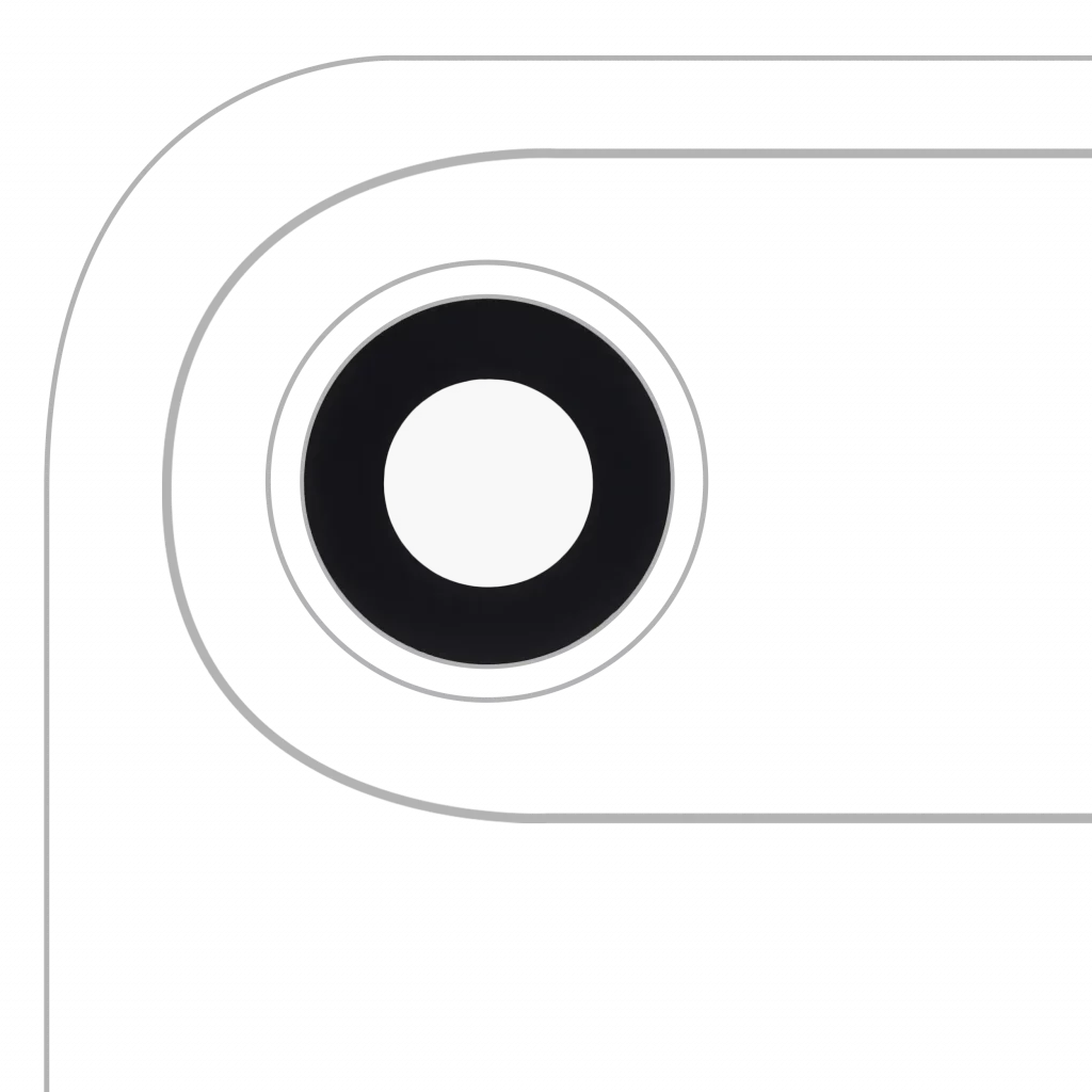 Back Camera Lens With Adhesive Compatible For iPhone Air (Premium) (Sky Blue)