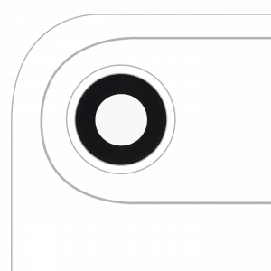 Back Camera Lens With Adhesive For iPhone Air (Premium) (Sky Blue)