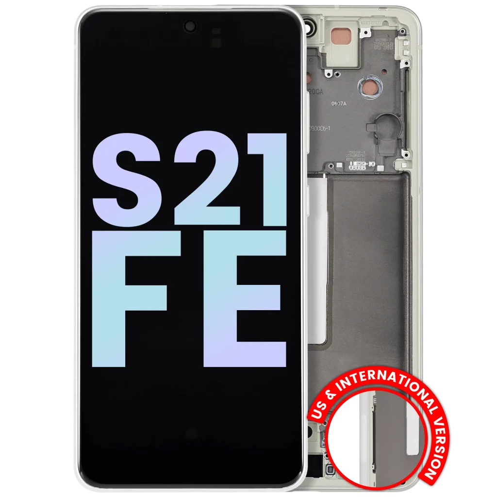 OLED Assembly With Frame For Samsung Galaxy S21 FE 5G (US & International Version) (Service Pack) (Olive Green)