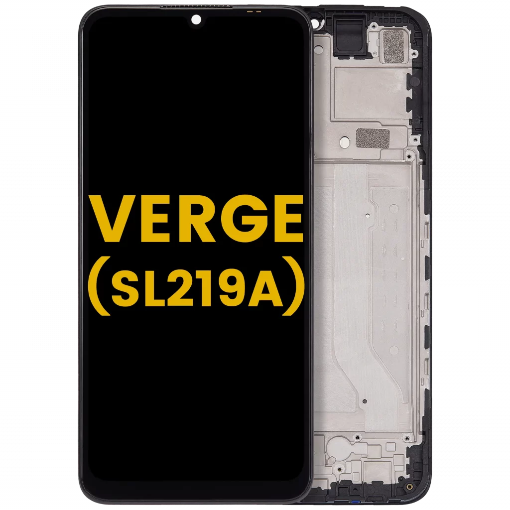 LCD Assembly With Frame For Cricket Outlast 5G (SN509C) / AT&T Motivate Pro 5G (SN509A) / Cricket Icon 6 (SL219C) / AT&T Verge (SL219A) (Refurbished) (All Colors)