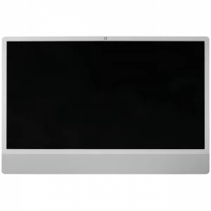 Complete LCD Display Assembly For iMac 24" A2873 (2023) A3137 / A3247 (2024) (LG204A-215 LM235UH1 SDD3) (Used OEM Pull: Grade A) (Big Camera Hole) (Silver)