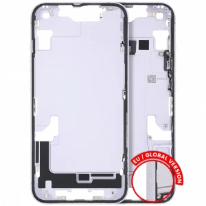 Mid-Frame Housing W/ Small Parts For iPhone 14 (EU / Global Version) (Used OEM Pull: Grade B) (Purple)