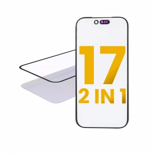 2 in 1 (Front Glass + OCA Pre-Installed) For iPhone 17 (2 Pack) (OCA Master)