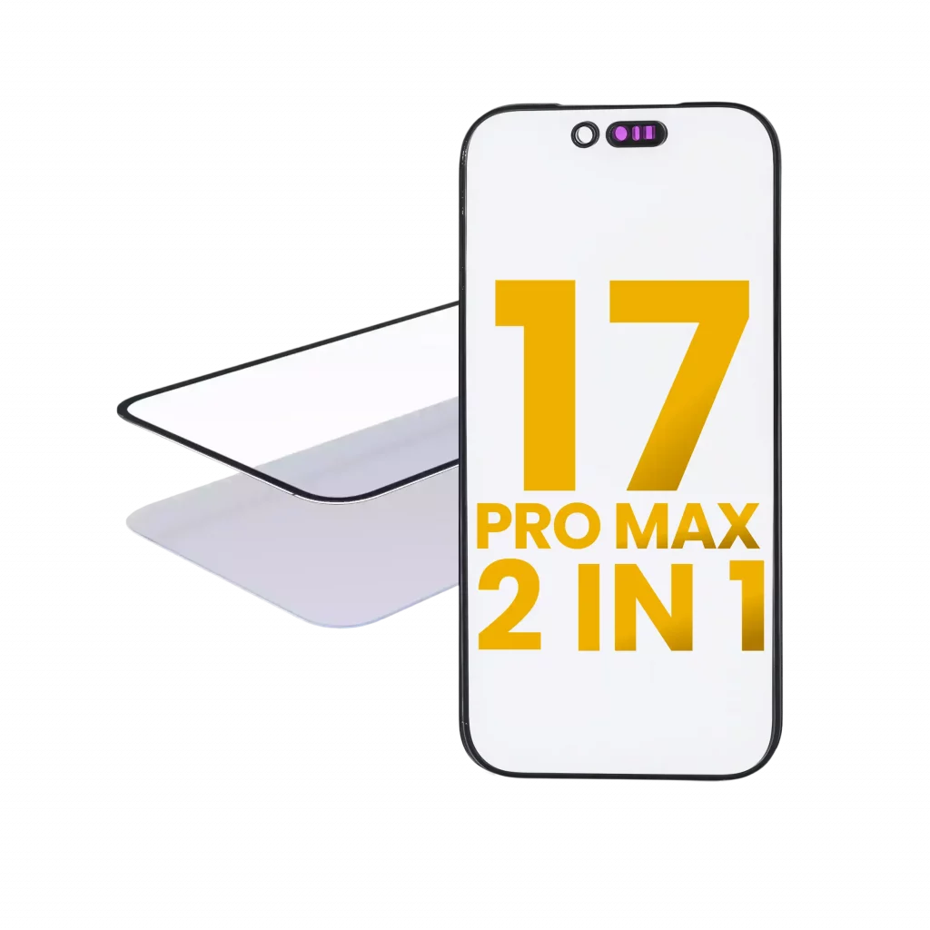 2 in 1 (Front Glass + OCA Pre-Installed) For iPhone 17 Pro Max (2 Pack) (OCA Master)