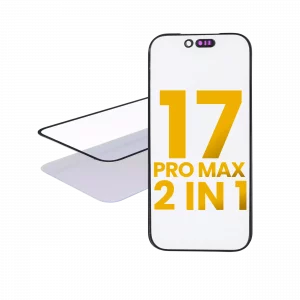 2 in 1 (Front Glass + OCA Pre-Installed) For iPhone 17 Pro Max (2 Pack) (OCA Master)