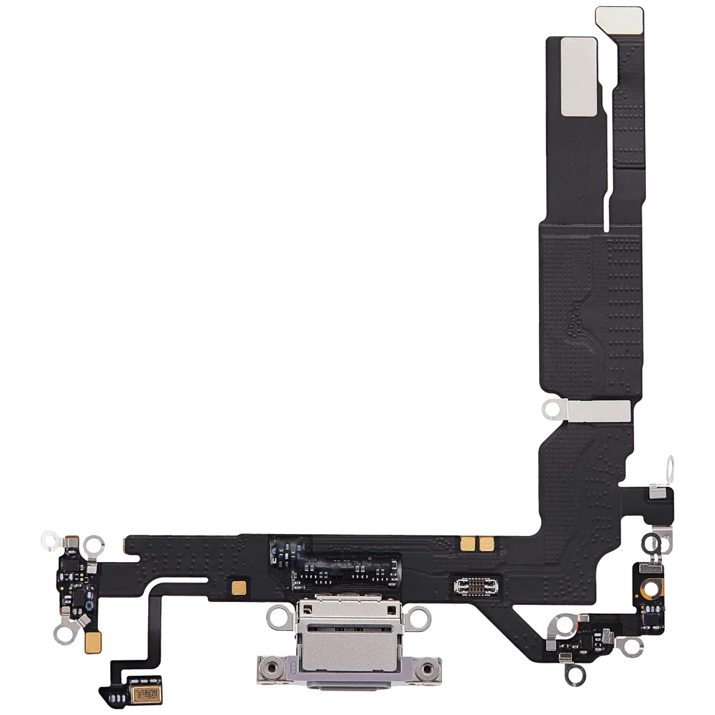 Charging Port Flex Cable Compatible For iPhone 17 (Premium) (Lavender)