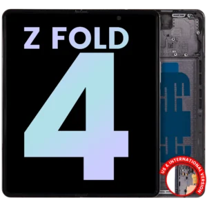 Inner OLED Assembly With Frame For Samsung Galaxy Z Fold 4 5G (US & International) (Service Pack) (Phantom Black)