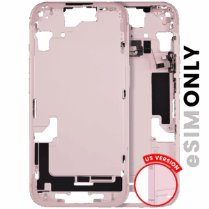 Mid-Frame Housing W/ Small Parts For iPhone 15 (US Version) (Used OEM Pull: Grade B) (Pink)