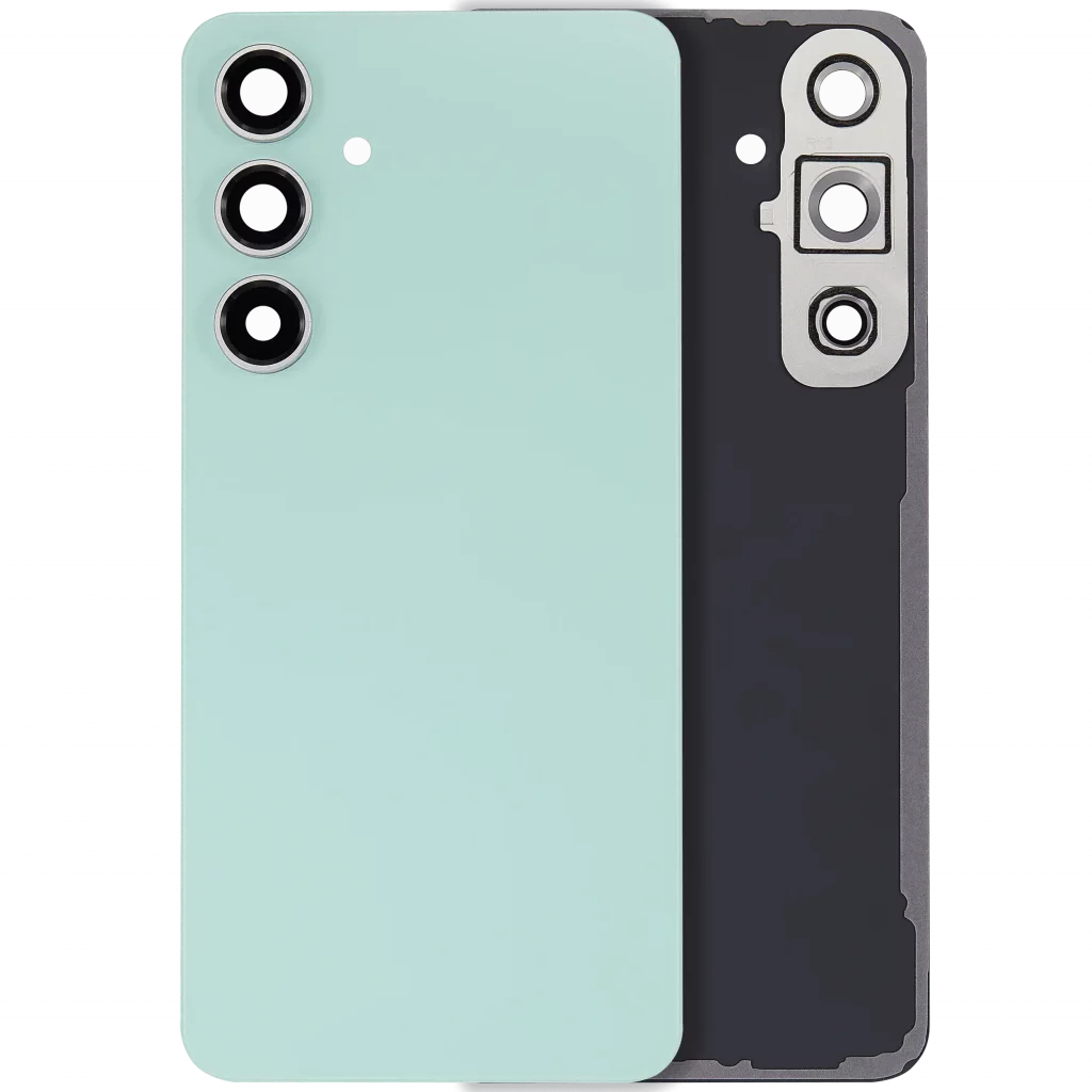 Back Cover Glass With Camera Lens For Samsung Galaxy S24 FE (No Logo) (Aftermarket Plus) (Mint)