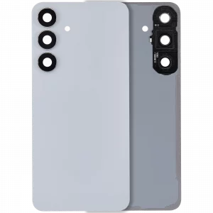 Back Cover Glass With Camera Lens For Samsung Galaxy S25 FE (No Logo) (Aftermarket Plus) (Icyblue)
