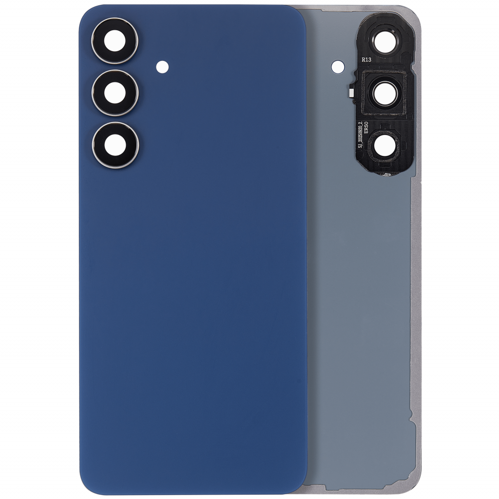 Back Cover Glass With Camera Lens For Samsung Galaxy S25 FE (No Logo) (Aftermarket Plus) (Navy)