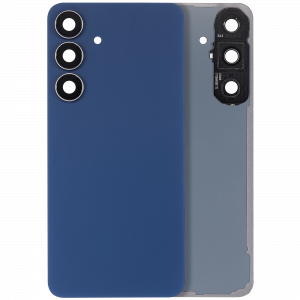 Back Cover Glass With Camera Lens For Samsung Galaxy S25 FE (No Logo) (Aftermarket Plus) (Navy)