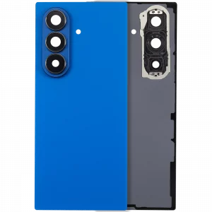 Back Cover Glass With Camera Lens For Samsung Galaxy Z Fold 7 5G (F966) (No Logo) (Aftermarket Plus) (Blue Shadow)