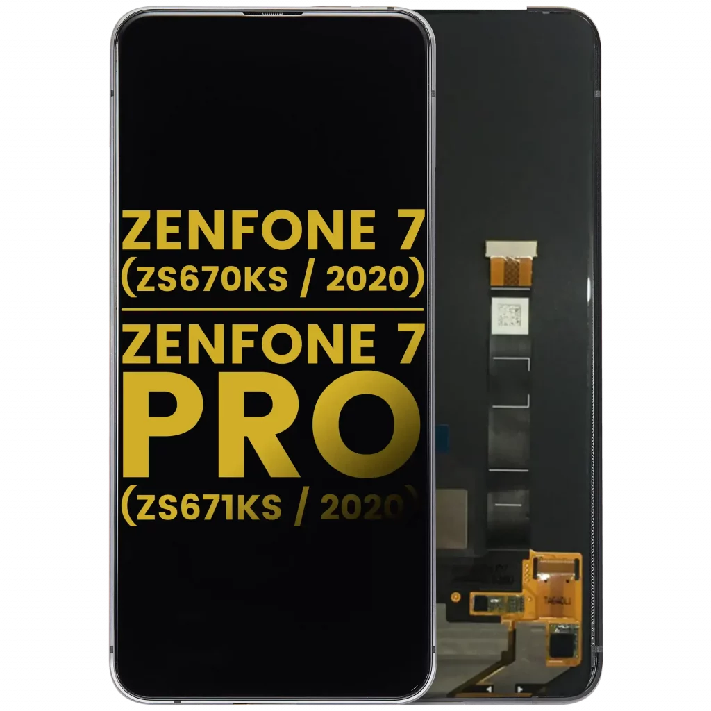 OLED Assembly Without Frame For Asus ZenFone 7 (ZS670KS / 2020) / ZenFone 7 Pro (ZS671KS / 2020) (Refurbished) (Black)