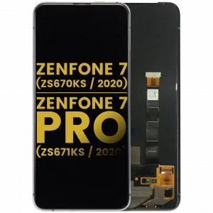 OLED Assembly Without Frame For Asus ZenFone 7 (ZS670KS / 2020) / ZenFone 7 Pro (ZS671KS / 2020) (Refurbished) (Black)