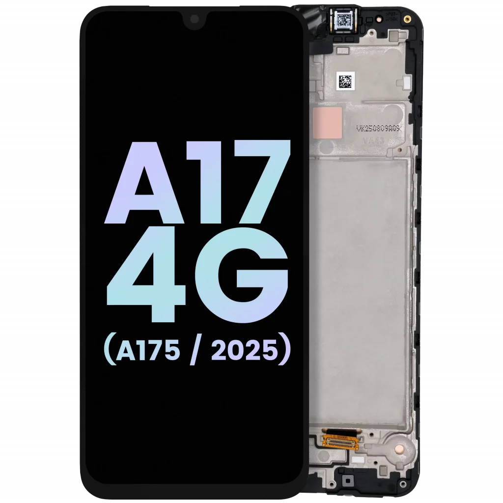 OLED Assembly With Frame For Samsung Galaxy A17 4G (A175 / 2025) (Service Pack) (All Colors)