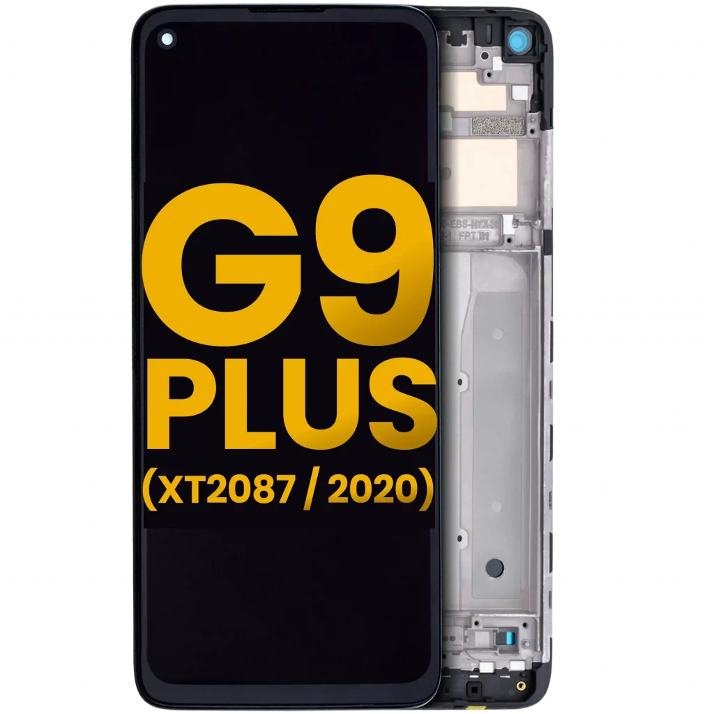 LCD Assembly With Frame For Motorola Moto G9 Plus (XT2087 / 2020) (Refurbished) (All Colors)