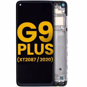 LCD Assembly With Frame For Motorola Moto G9 Plus (XT2087 / 2020) (Refurbished) (All Colors)