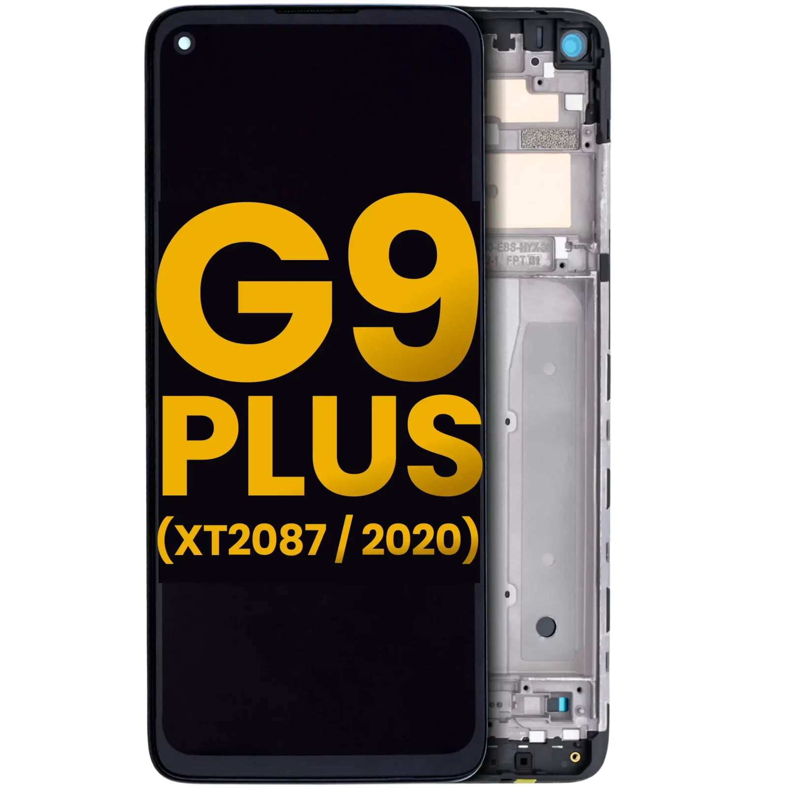 LCD Assembly With Frame For Motorola Moto G9 Plus (XT2087 / 2020) (Refurbished) (All Colors)