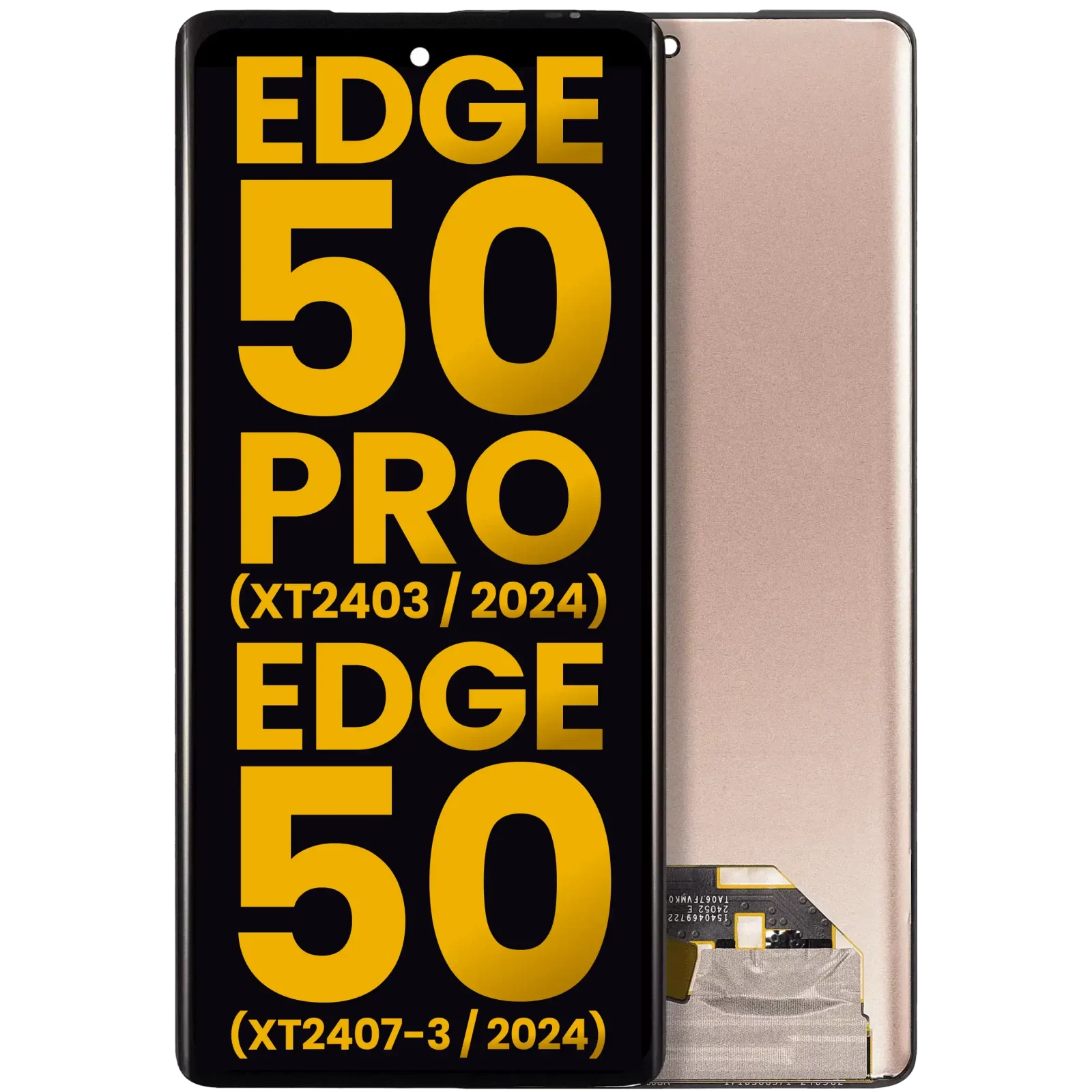 OLED Assembly Without Frame For Motorola Moto Edge 50 Pro (XT2403 / 2024) / Moto Edge 50 (XT2407-3 / 2024) (Refurbished) (All Colors)