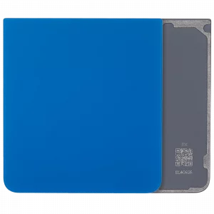 Bottom Back Cover Glass For Samsung Galaxy Z Flip 7 5G (F766) (No Logo) (Aftermarket Plus) (Blue Shadow)