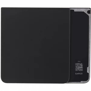 Bottom Back Cover Glass For Samsung Galaxy Z Flip 7 5G (F766) (No Logo) (Aftermarket Plus) (Jet Black)