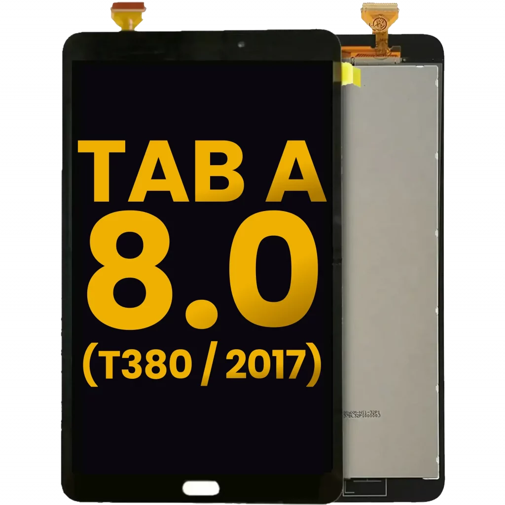LCD Assembly Without Frame For Samsung Galaxy Tab A 8.0" (2017) (T380) (WiFi Version) (Refurbished) (Black)