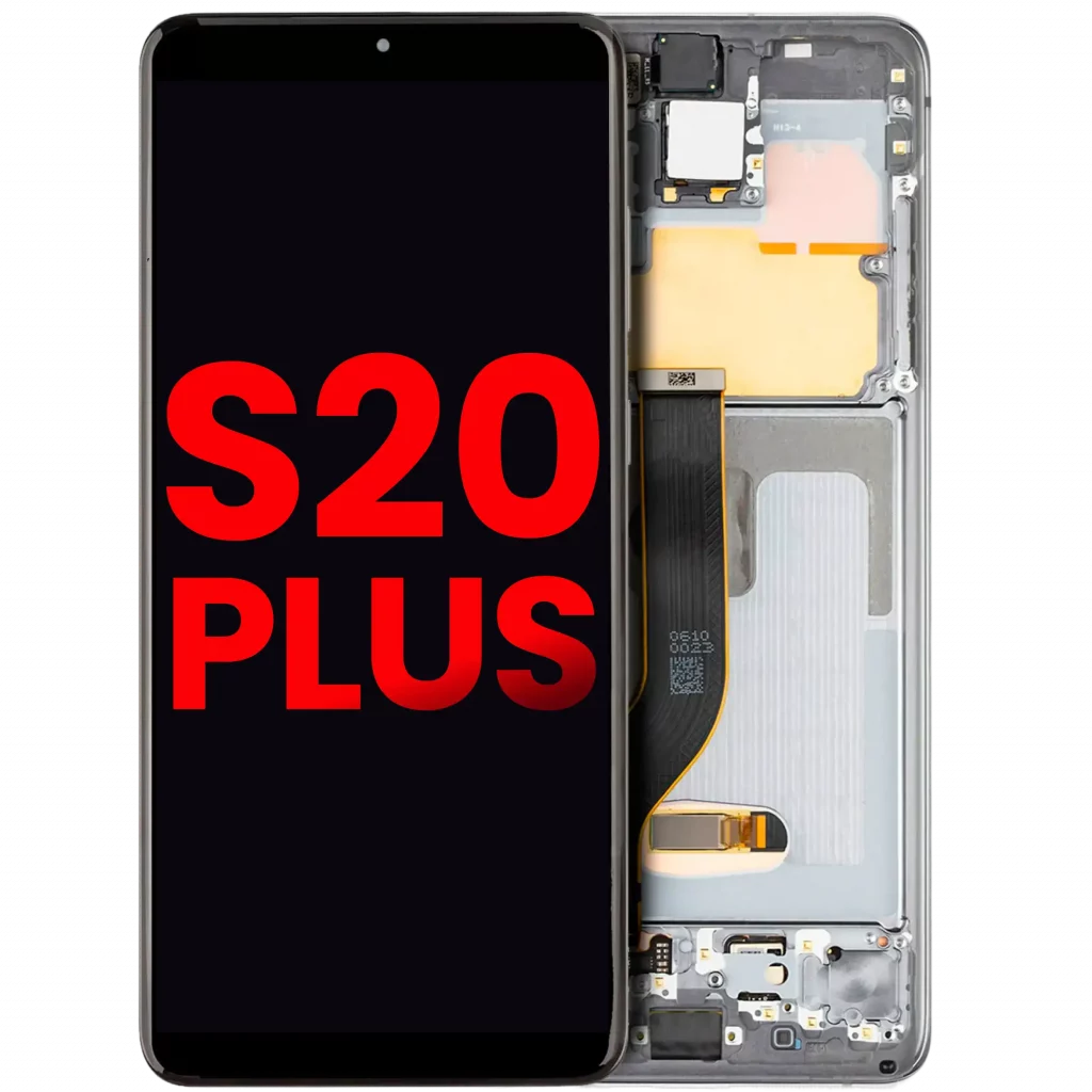 OLED Assembly With Frame For Samsung Galaxy S20 Plus 5G (Aftermarket Plus) (Cosmic Gray)