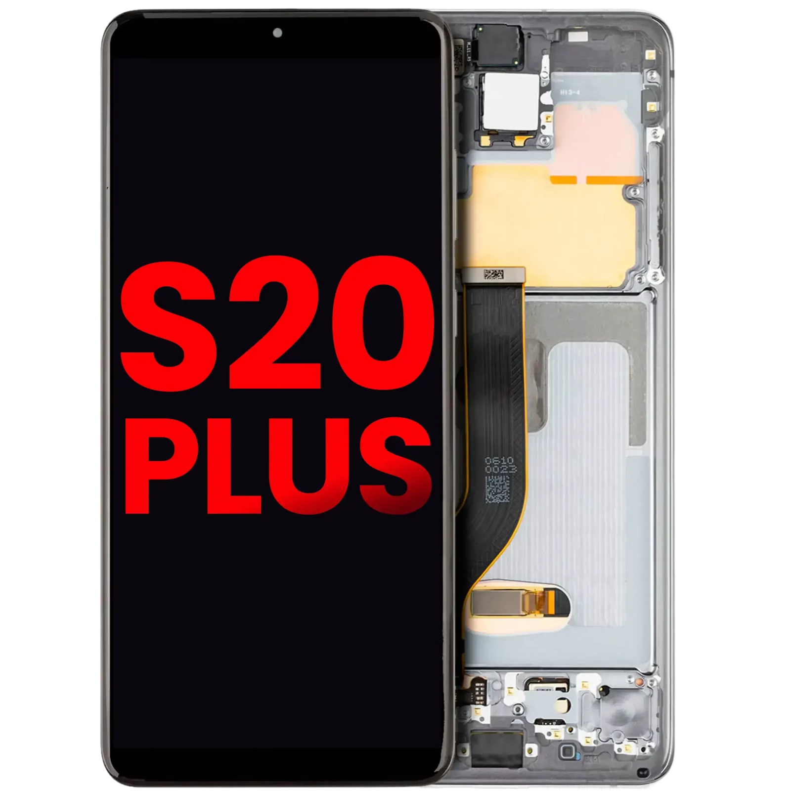 OLED Assembly With Frame For Samsung Galaxy S20 Plus 5G (Aftermarket Plus) (Cosmic Gray)
