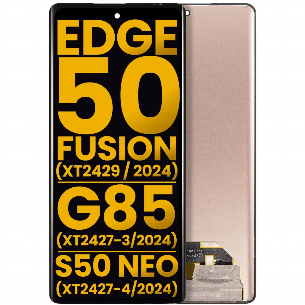 OLED Assembly Without Frame For Motorola Moto Edge 50 Fusion 5G (XT2429 / 2024) / G85 (XT2427-3/2024) / S50 Neo (XT2427-4/2024) (Refurbished) (All Colors)