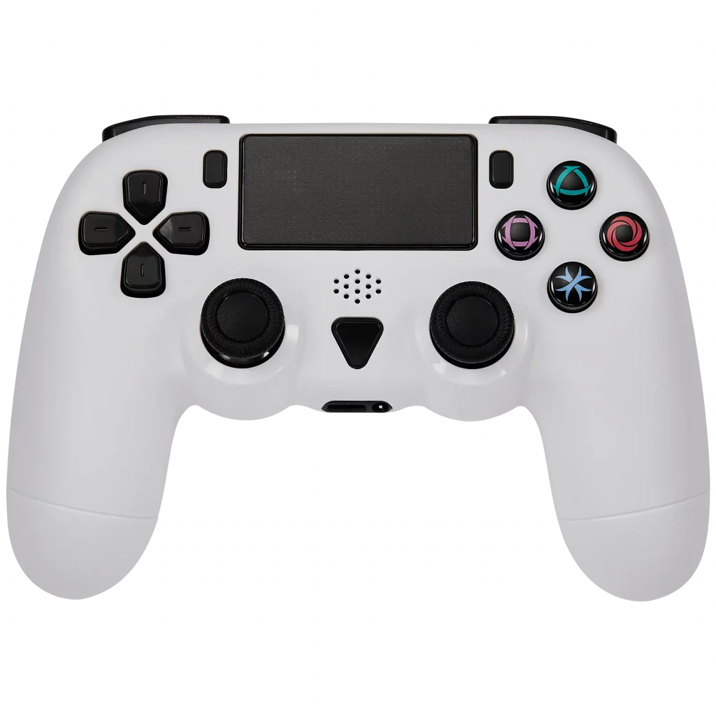 Wireless Bluetooth Controller For PlayStation 4 (White) (DOBE)