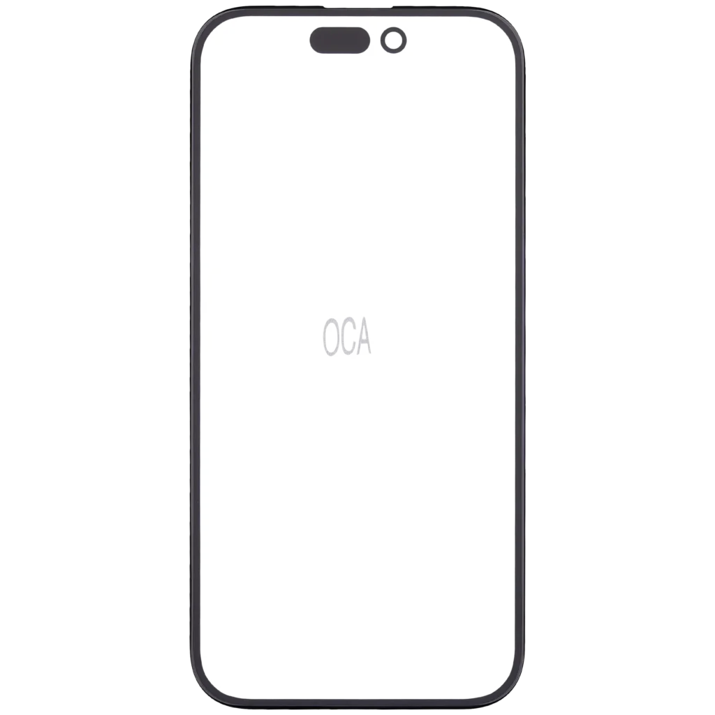 2 in 1 (Glass + OCA Pre-Installed) For iPhone 15 (10 Pack)