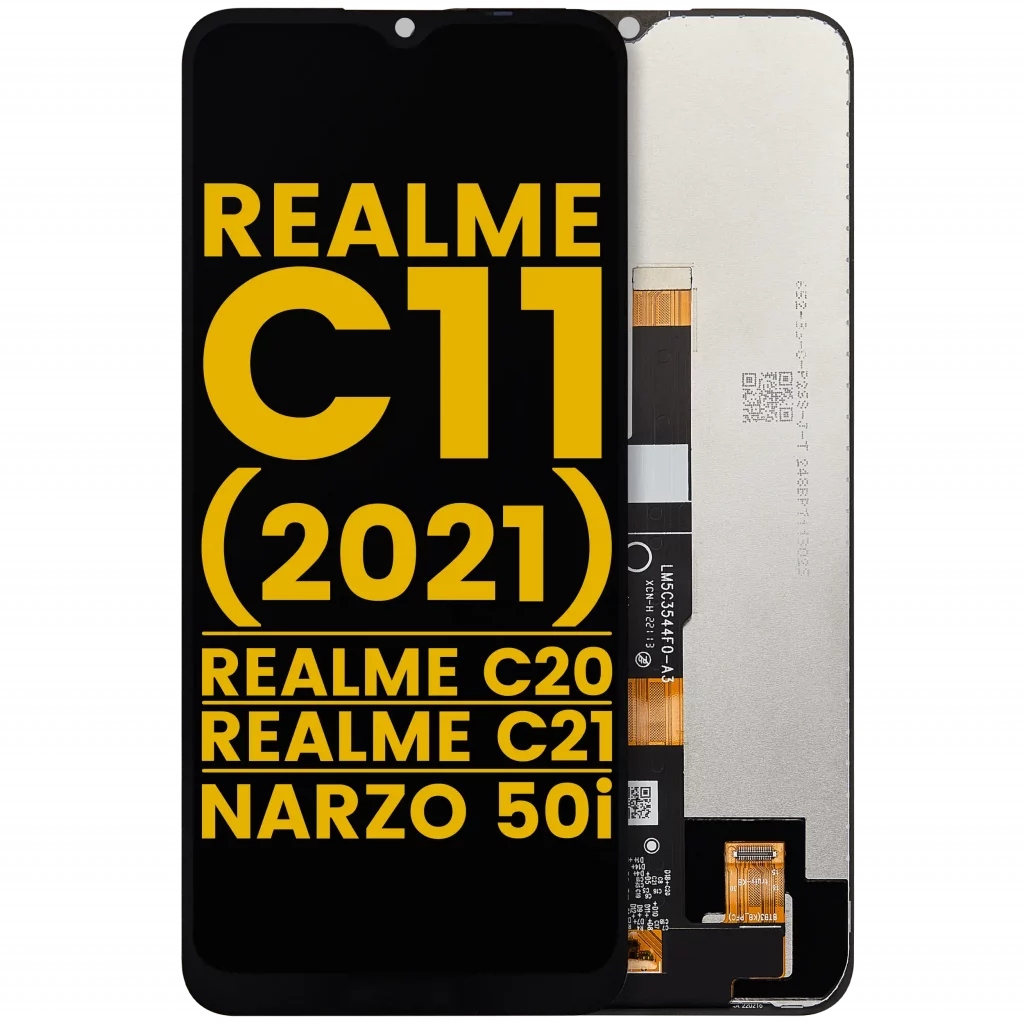 LCD Assembly Without Frame For Realme C11 (2021) / C20 / C21 / Narzo 50i (Refurbished) (All Colors)