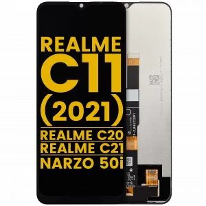 LCD Assembly Without Frame For Realme C11 (2021) / C20 / C21 / Narzo 50i (Refurbished) (All Colors)