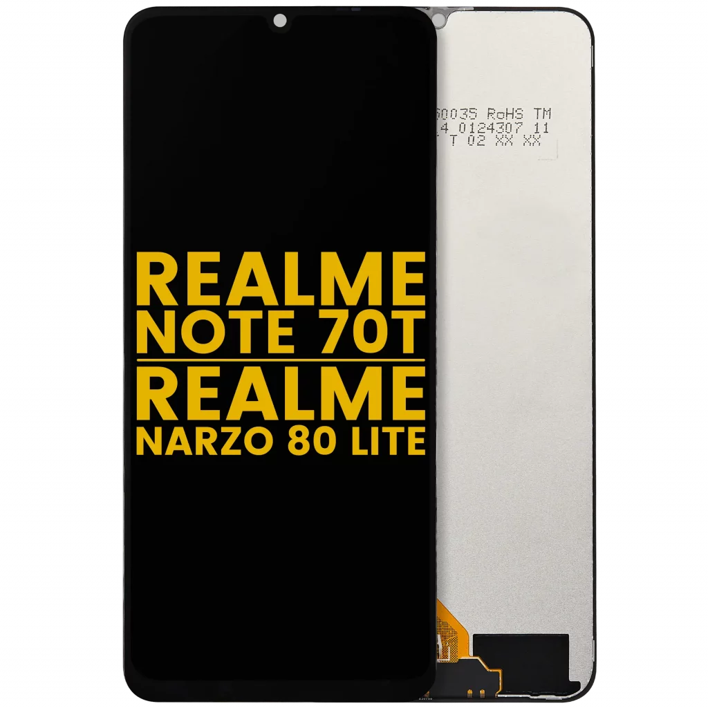 LCD Assembly Without Frame For Realme Note 70 / Note 70 T / Narzo 80 Lite (Refurbished) (All Colors)