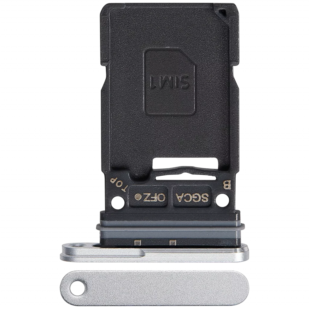 Single Sim Card Tray For Samsung Galaxy S25 FE 5G (White) (Premium)