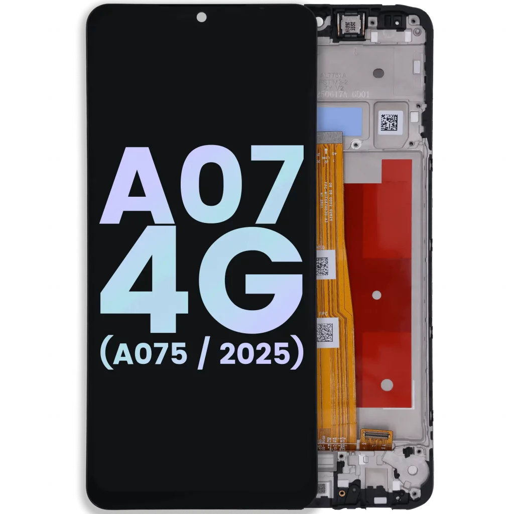LCD Assembly With Frame For Samsung Galaxy A07 4G (A075 / 2025) (Service Pack) (All Colors)
