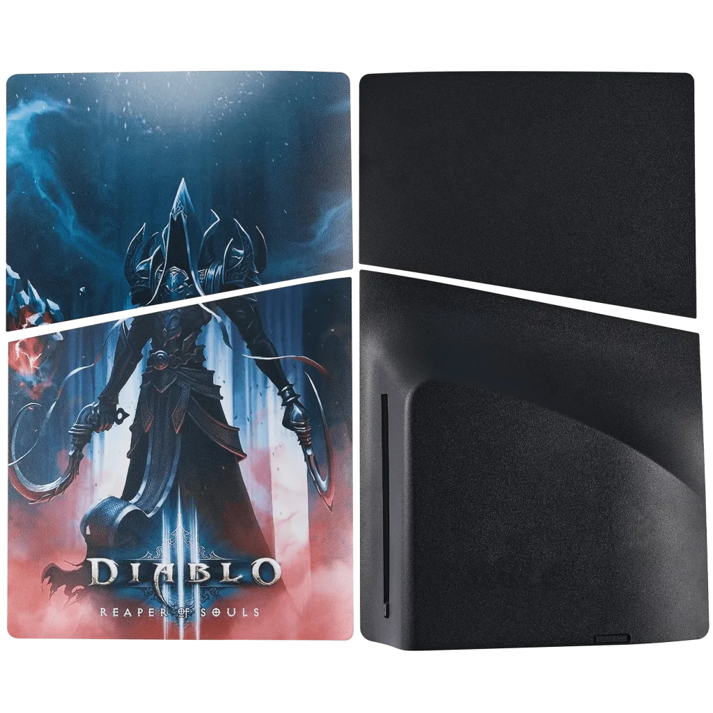 Faceplate Cover (Top & Bottom) For Sony PlayStation 5 Slim Disc Edition (Diablo Reaper Of Souls)