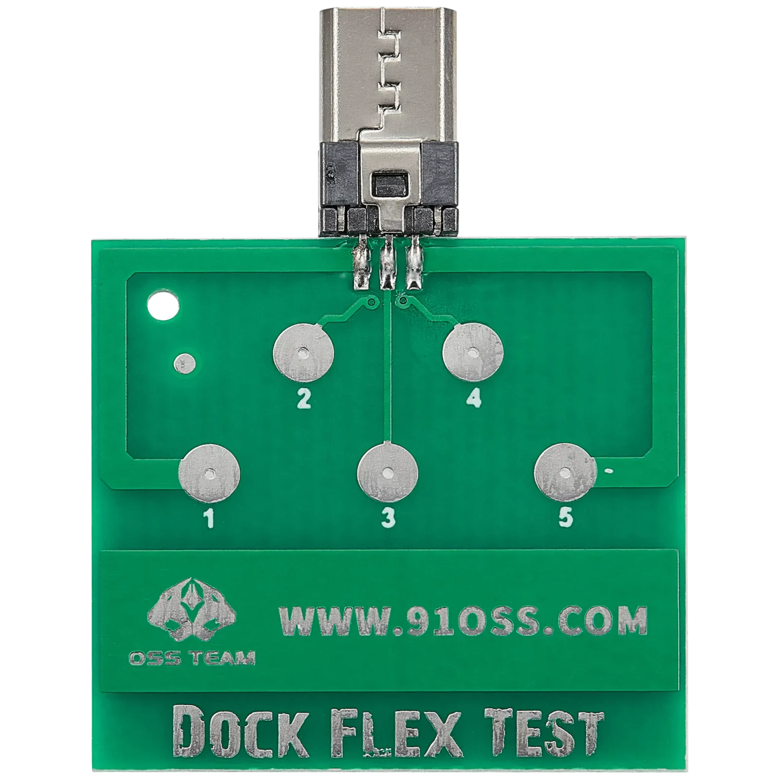 Micro USB Male Connector Breakout Board