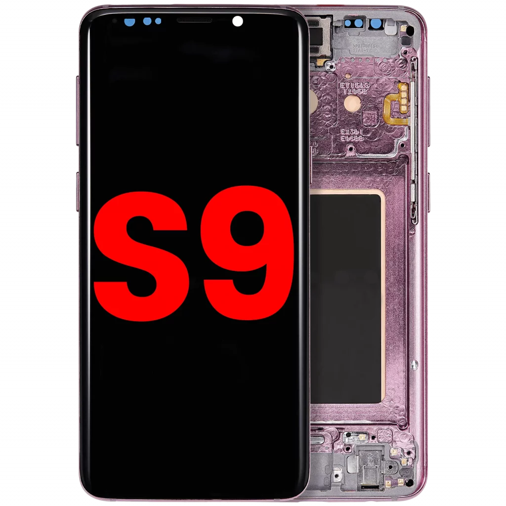 OLED Assembly With Frame For Samsung Galaxy S9 (Aftermarket Plus) (Lilac Purple)