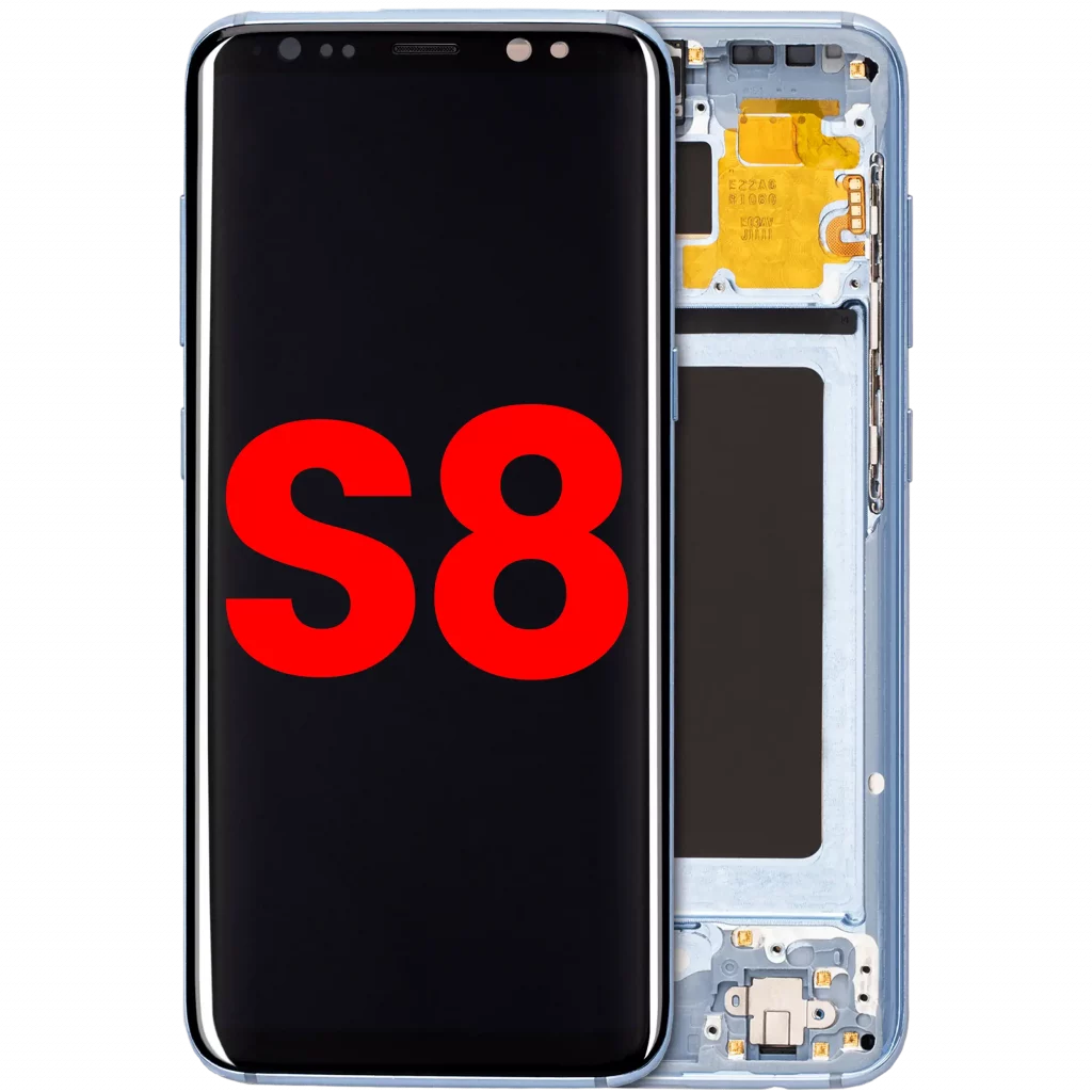 OLED Assembly With Frame For Samsung Galaxy S8 (Aftermarket Plus) (Coral Blue)