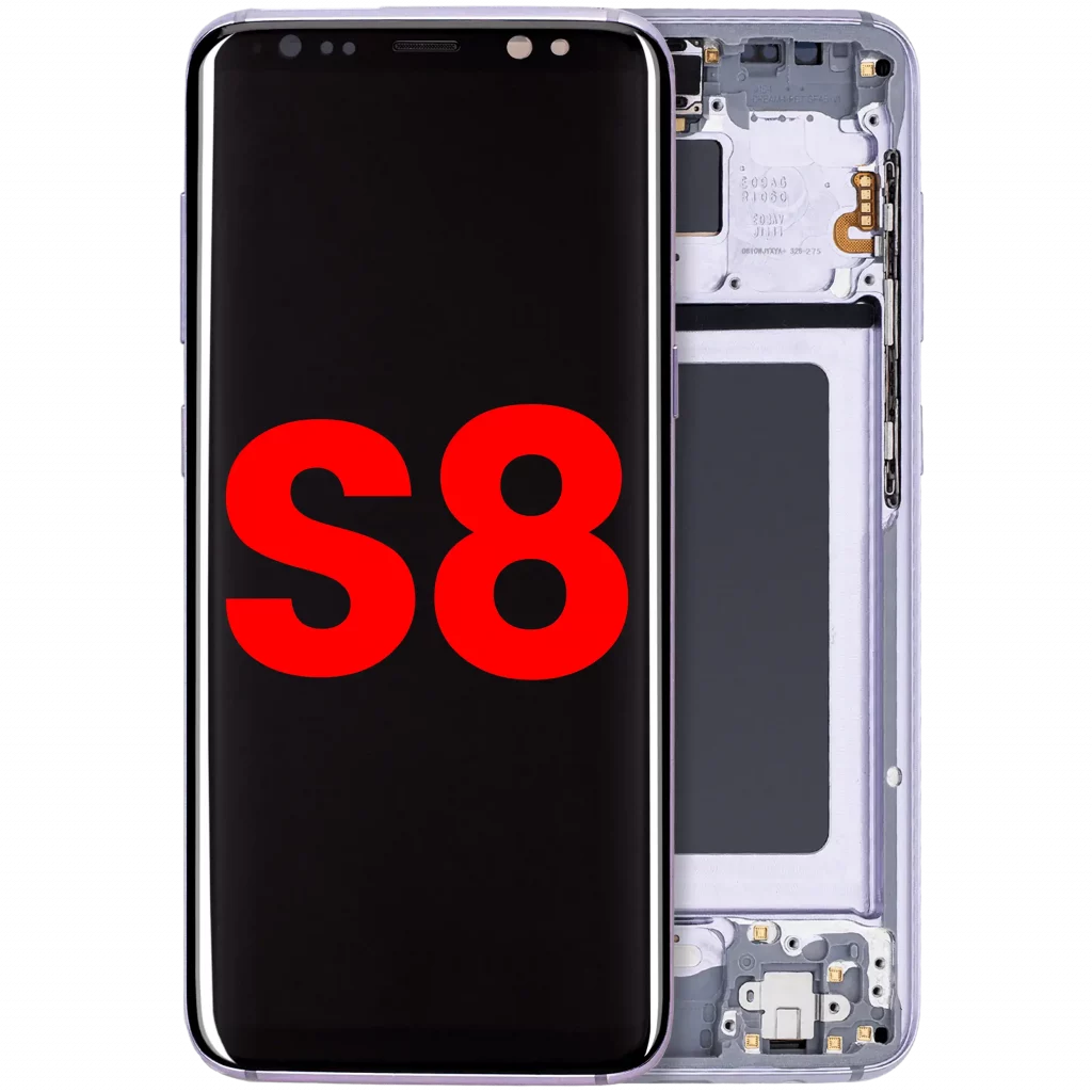 OLED Assembly With Frame For Samsung Galaxy S8 (Aftermarket Plus) (Orchid Gray)
