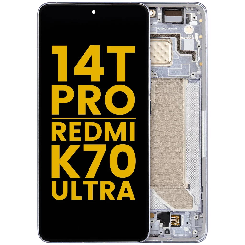 OLED Assembly With Frame For Xiaomi 14T Pro / Redmi K70 Ultra (Refurbished) (Titan Blue)