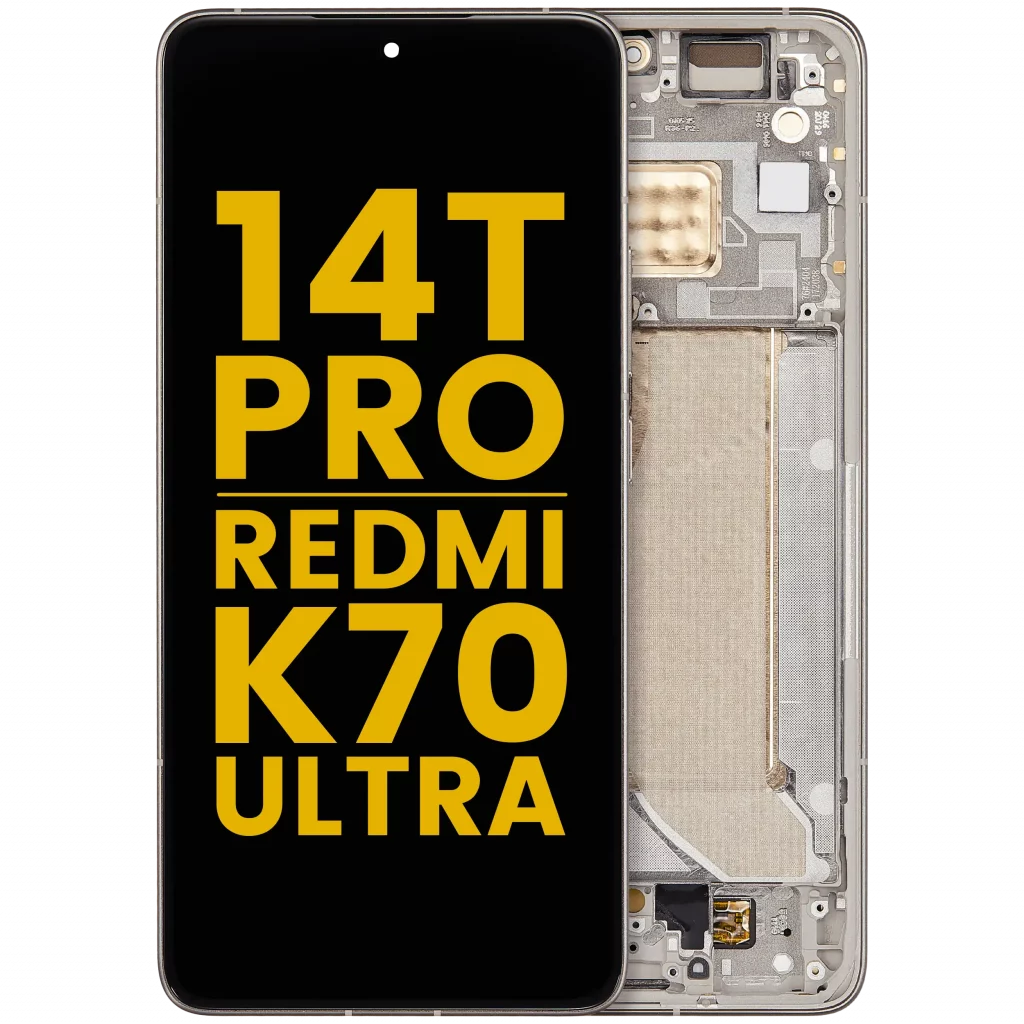 OLED Assembly With Frame For Xiaomi 14T Pro / Redmi K70 Ultra (Refurbished) (Titan Gray)