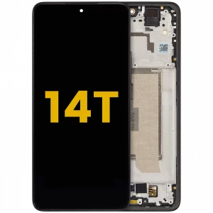 OLED Assembly With Frame For Xiaomi 14T (Refurbished) (Titan Black)