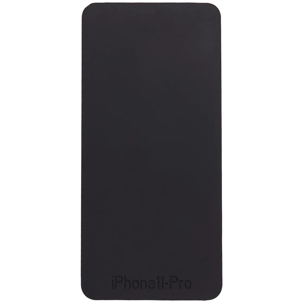 Black Silicone Mat For iPhone 11 Pro