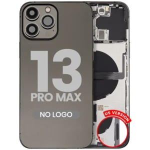 Back Housing W/ Small Parts For iPhone 13 Pro Max (US Version) (Aftermarket Plus) (Graphite)