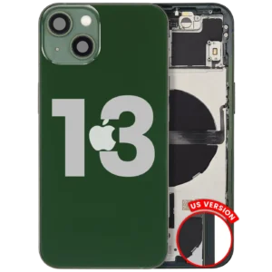 Back Housing W/ Small Parts For iPhone 13 (US Version) (Used OEM Pull: Grade B) (Green)