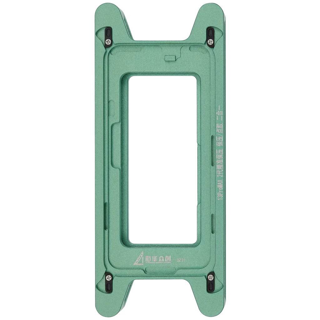 Magnetic Pressure Holding Mold Compatible For iPhone 13 Pro Max (2 Pack) (XHZC)